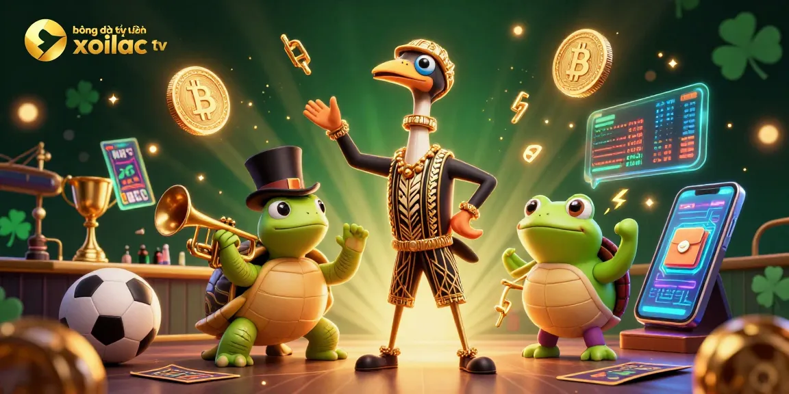 Engage in bóng đá trực tuyến xoilac tv action with vibrant casino arts featuring unique characters and sports elements.